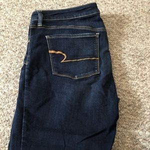 American Eagle Skinny Jeans Sz14 SHORT!